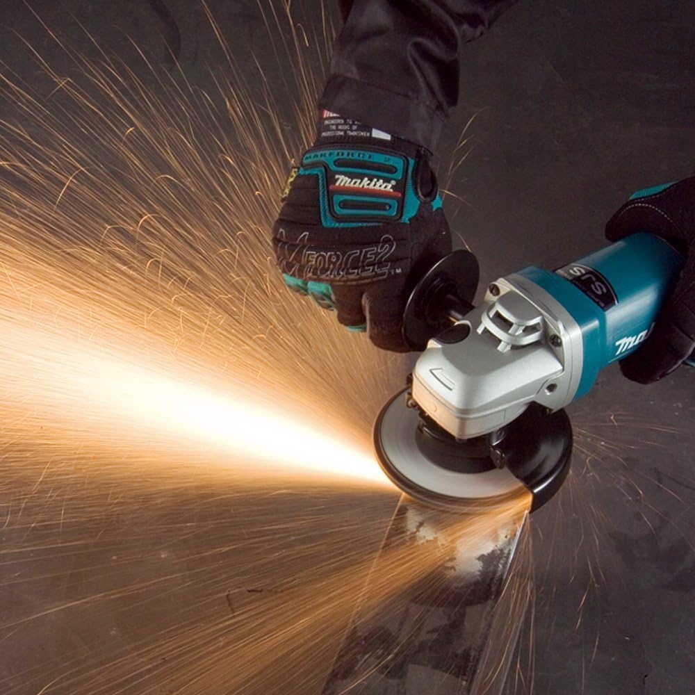 image:imageMakita 9566PC 6 SJS HighPower Paddle Switch CutOffAngle GrinderTool Only