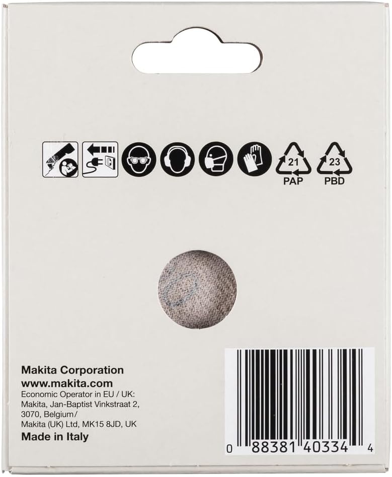 image:imageMakita A95744 MultiTool Sandpaper 100 Grit 10pk