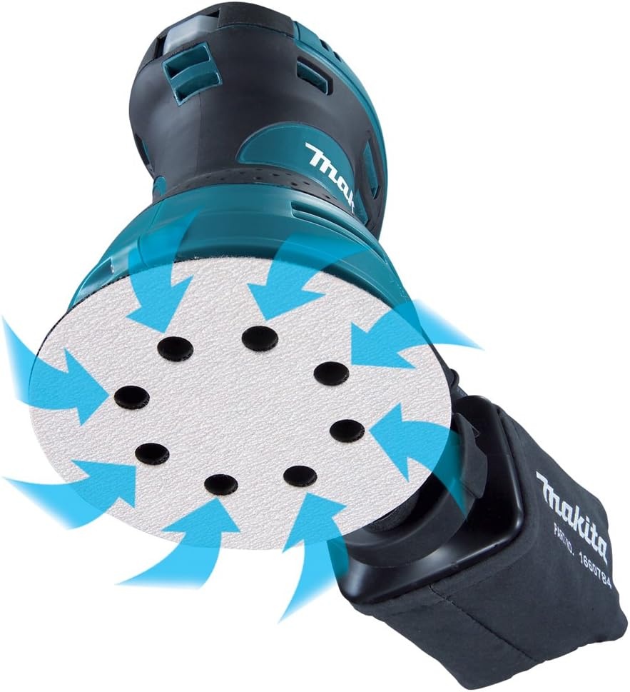 image:imageMakita BO5030K 5 Random Orbit Sander with Tool CaseOne Size Pack of 3