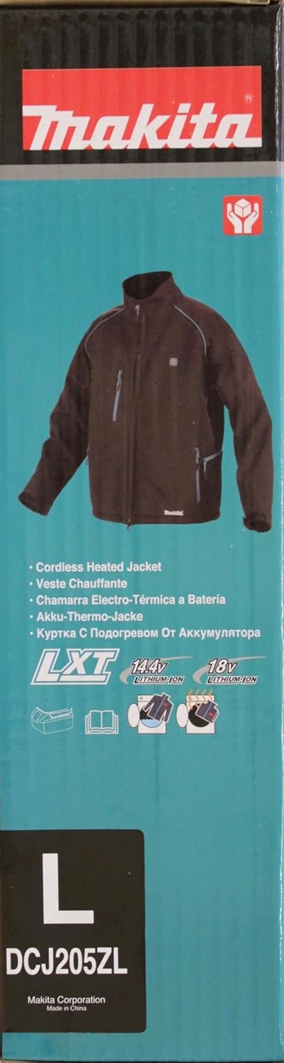 image:imageMakita DCJ205ZM 18V LXT Heated Jacket Only Black M MediumBlack