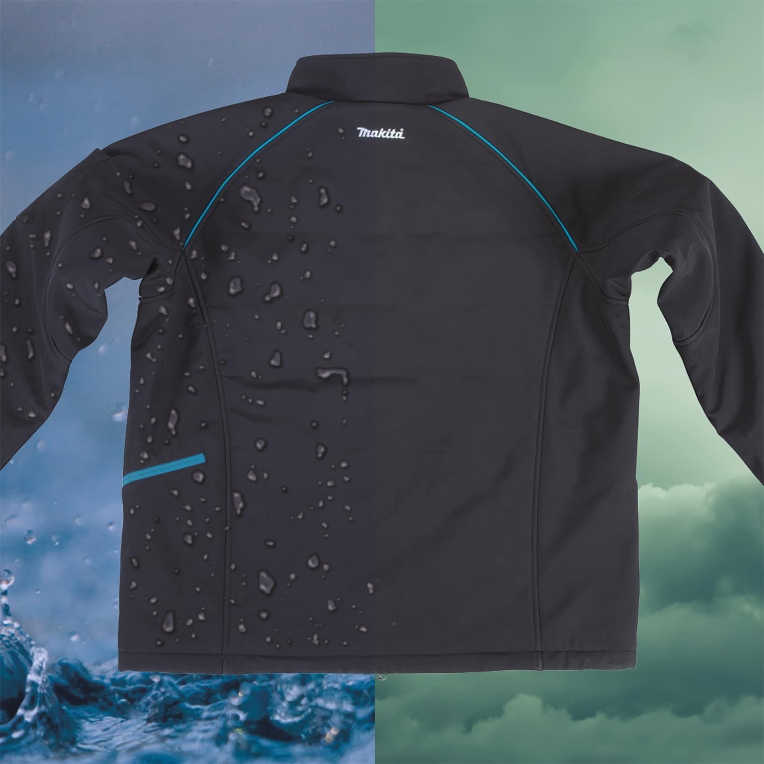 image:imageMakita DCJ205ZM 18V LXT Heated Jacket Only Black M MediumBlack