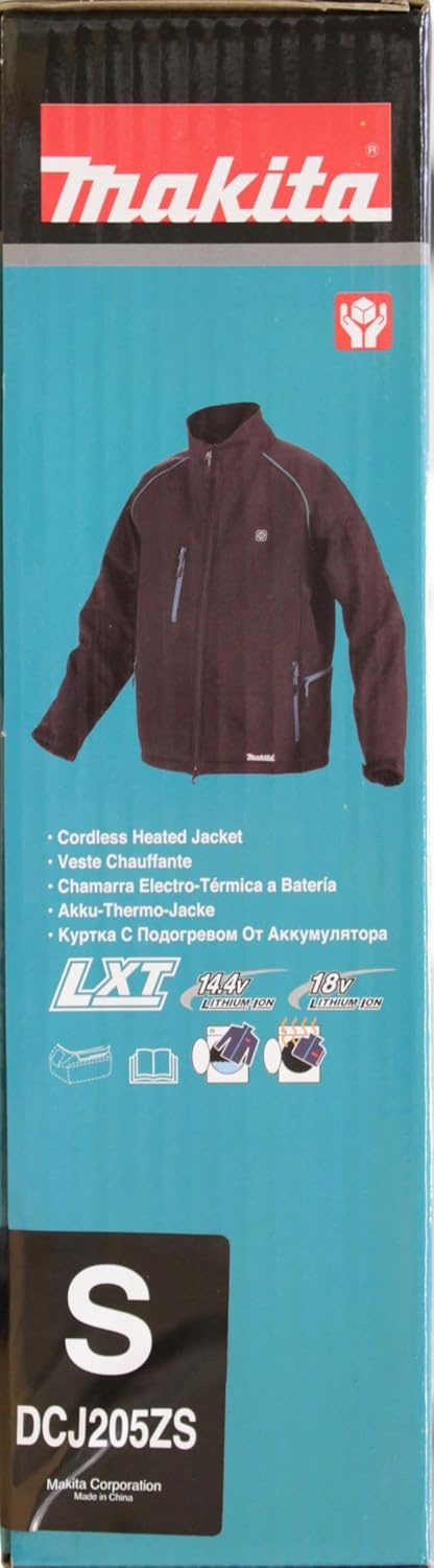 image:imageMakita DCJ205ZM 18V LXT Heated Jacket Only Black M MediumBlack