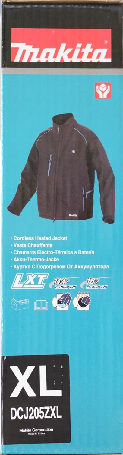 image:imageMakita DCJ205ZM 18V LXT Heated Jacket Only Black M MediumBlack