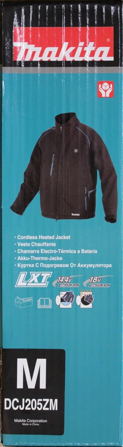 image:imageMakita DCJ205ZM 18V LXT Heated Jacket Only Black M MediumBlack