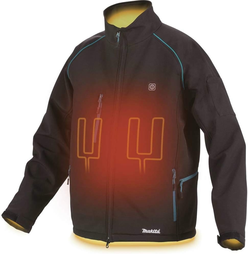 image:imageMakita DCJ205ZM 18V LXT Heated Jacket Only Black M MediumBlack
