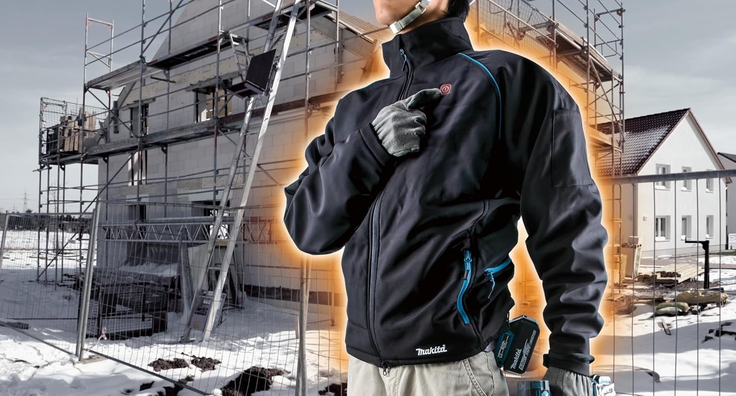 image:imageMakita DCJ205ZM 18V LXT Heated Jacket Only Black M MediumBlack
