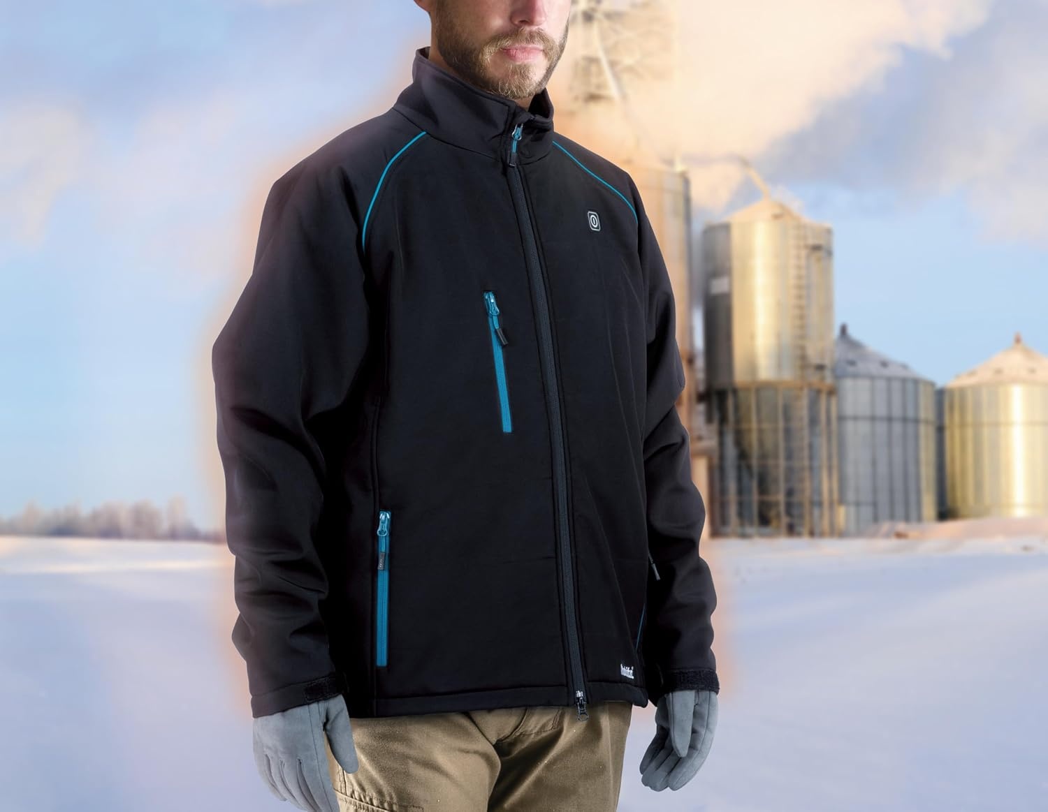 image:imageMakita DCJ205ZM 18V LXT Heated Jacket Only Black M MediumBlack