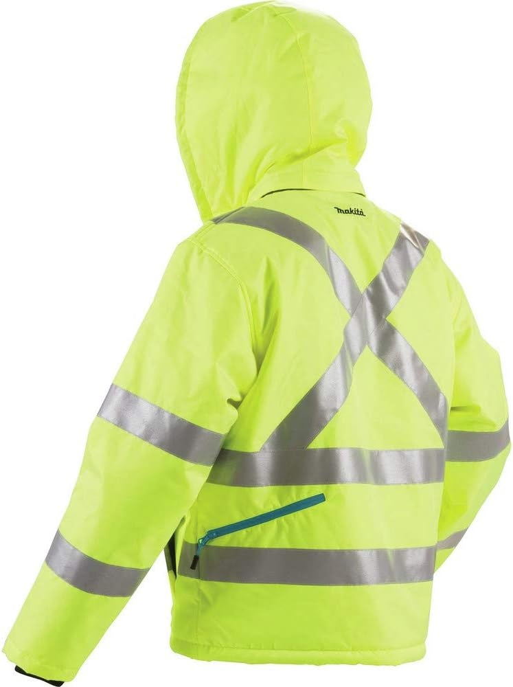 image:imageMakita DCJ206ZL 18V LXT High Visibility Heated Jacket Large FluorescentMedium
