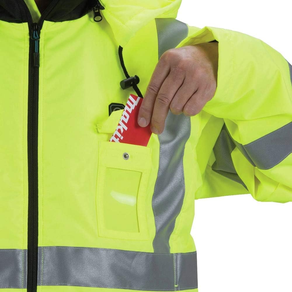 image:imageMakita DCJ206ZL 18V LXT High Visibility Heated Jacket Large FluorescentMedium