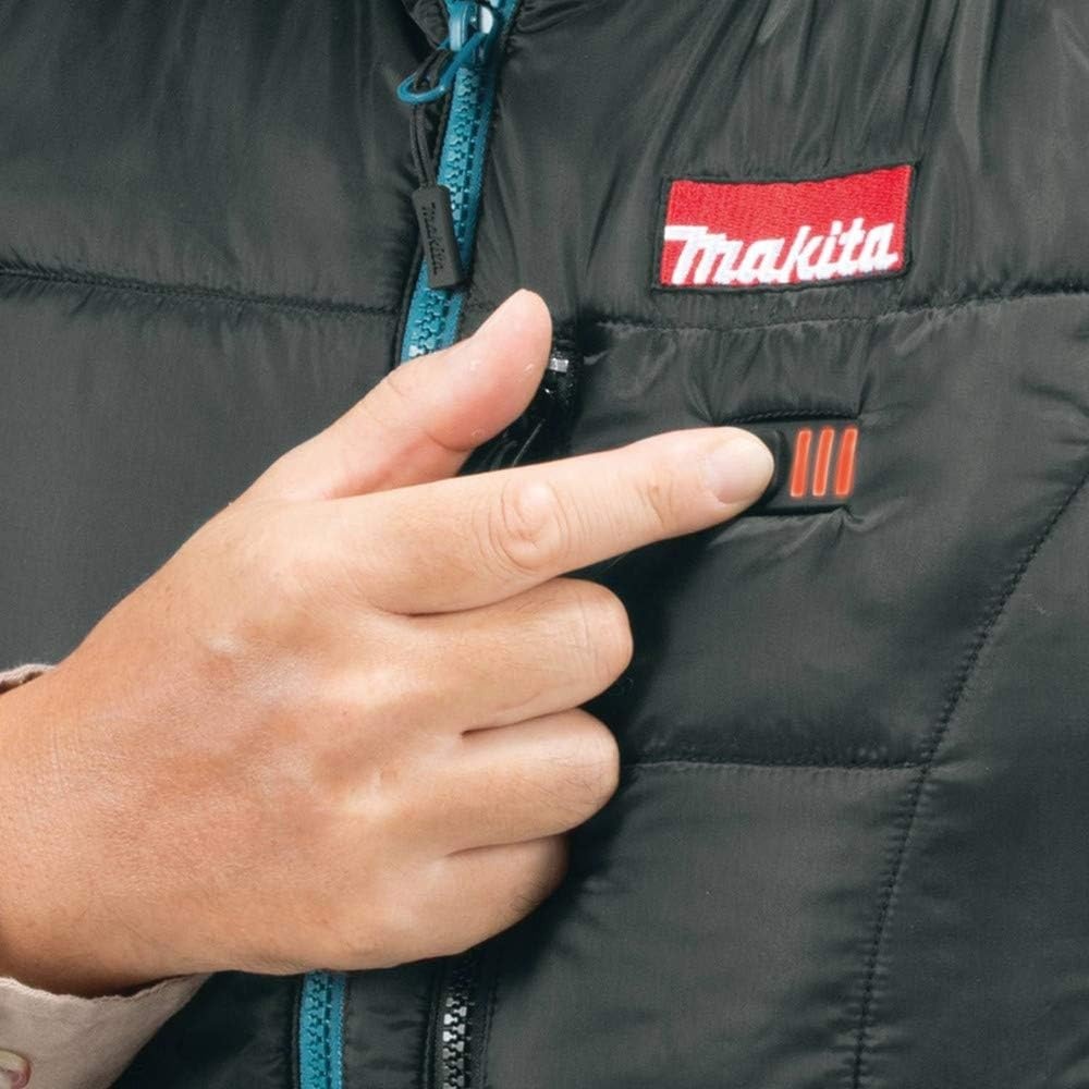 image:imageMakita DCV200ZXL 18V LXT LithiumIon Cordless Heated Vest Only XLarge BlackXXLarge