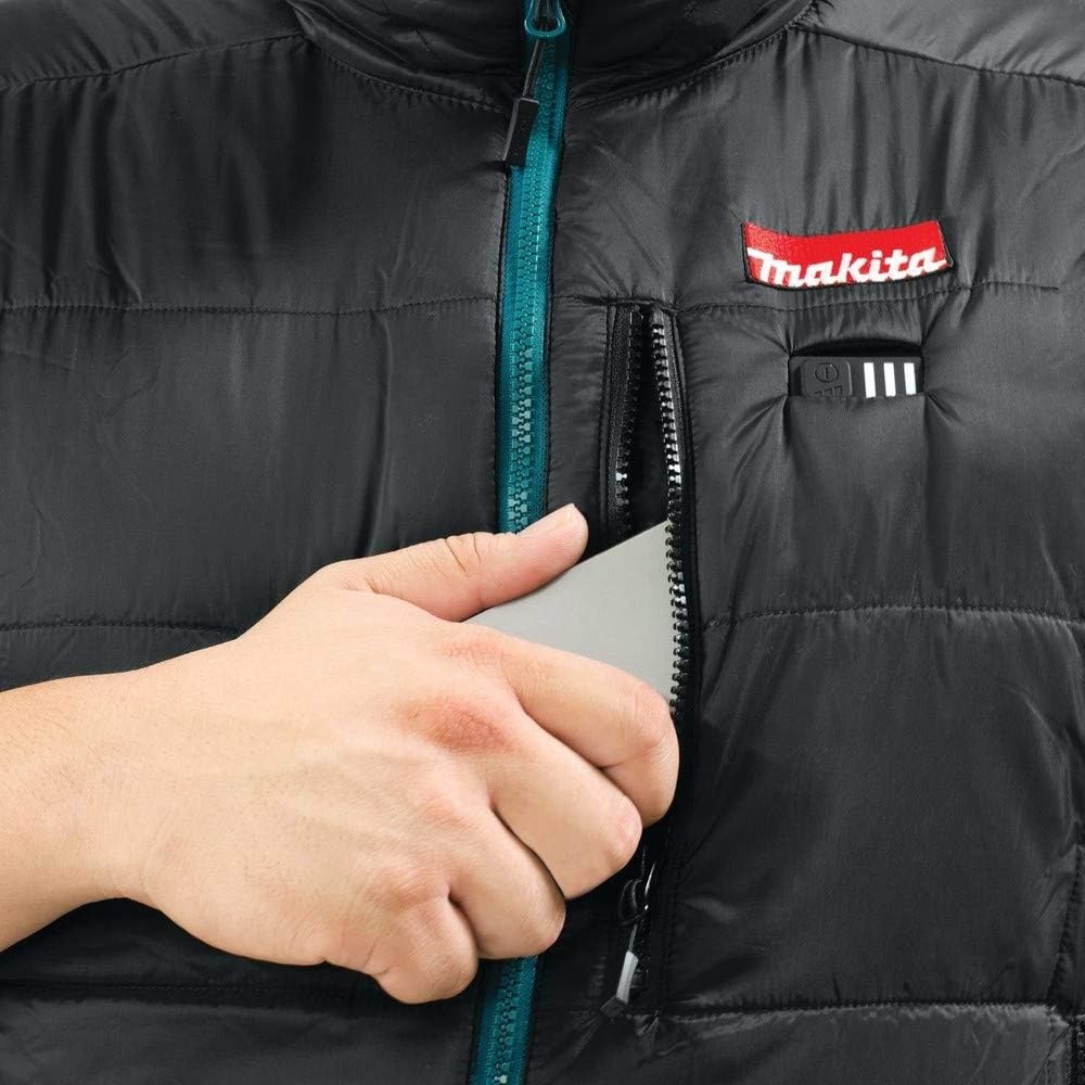 image:imageMakita DCV200ZXL 18V LXT LithiumIon Cordless Heated Vest Only XLarge BlackXXLarge