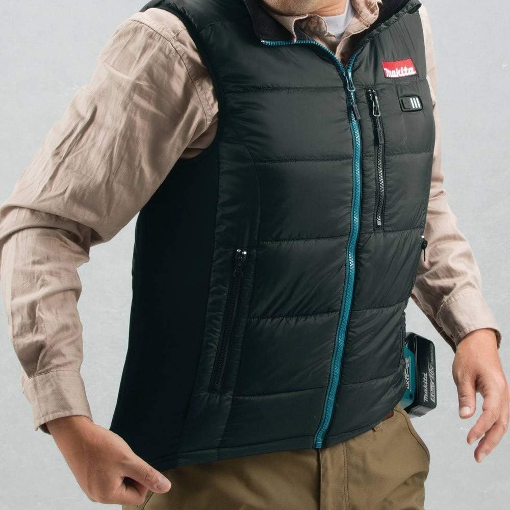image:imageMakita DCV200ZXL 18V LXT LithiumIon Cordless Heated Vest Only XLarge BlackXXLarge