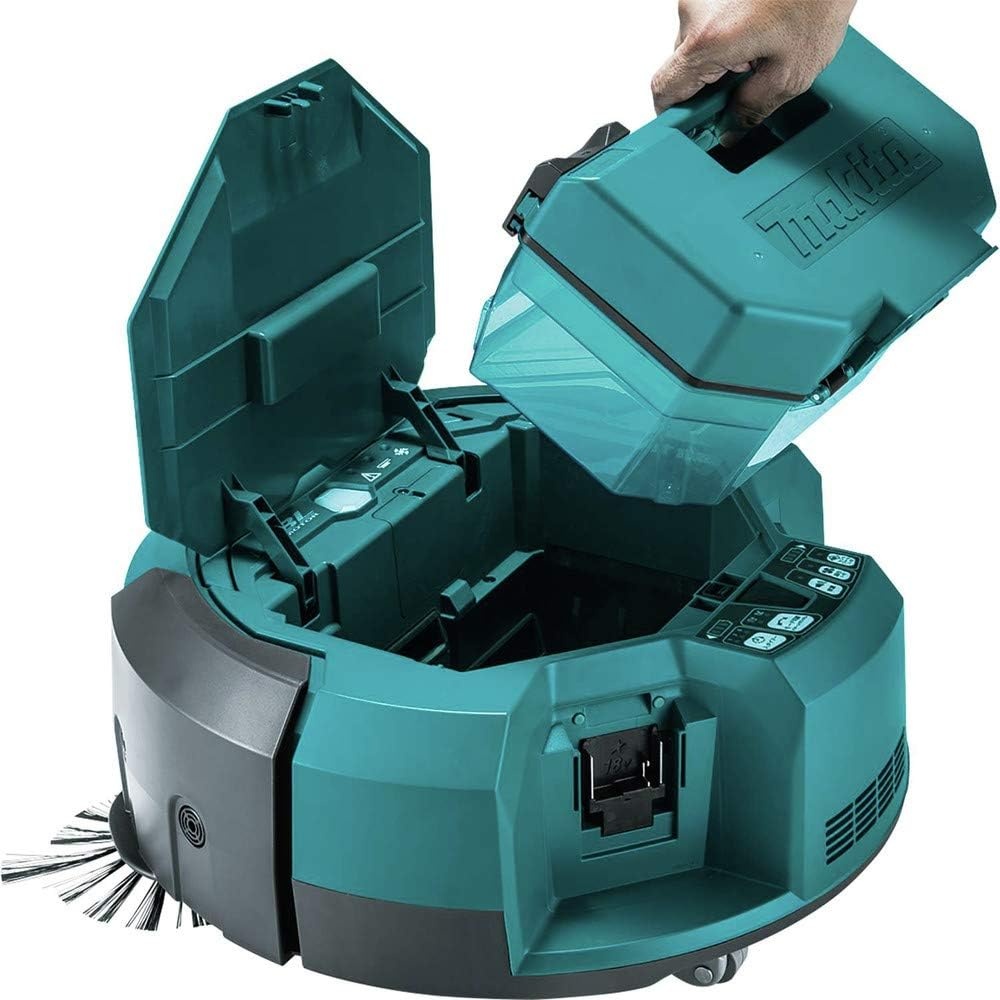 image:imageMakita DRC200PT 18V X2 LXT LithiumIon Brushless Cordless Robotic Vacuum Kit 50AhBare Tool