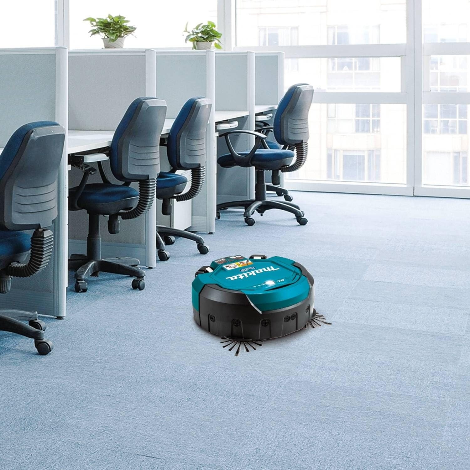 image:imageMakita DRC200PT 18V X2 LXT LithiumIon Brushless Cordless Robotic Vacuum Kit 50AhKit