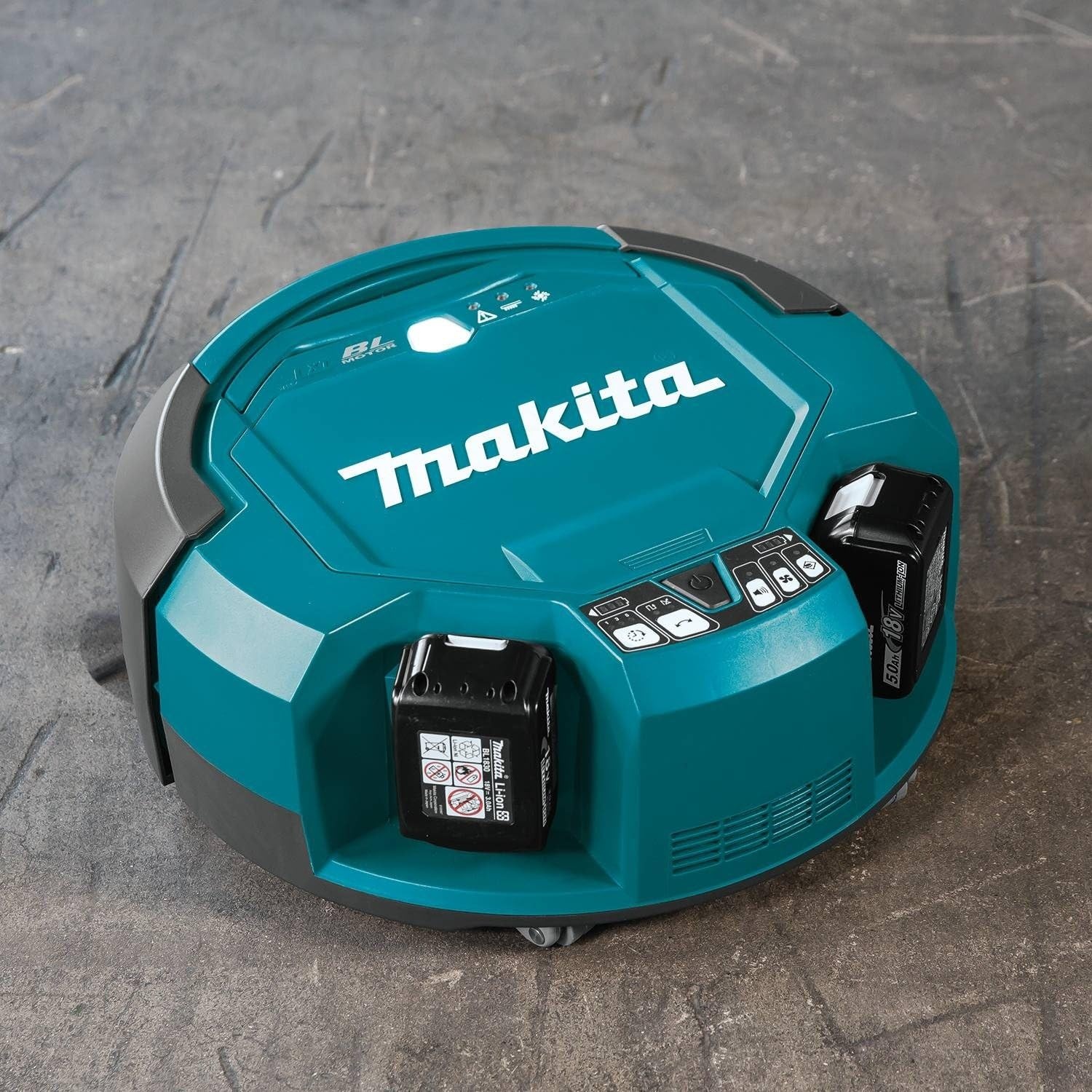 image:imageMakita DRC200PT 18V X2 LXT LithiumIon Brushless Cordless Robotic Vacuum Kit 50AhKit