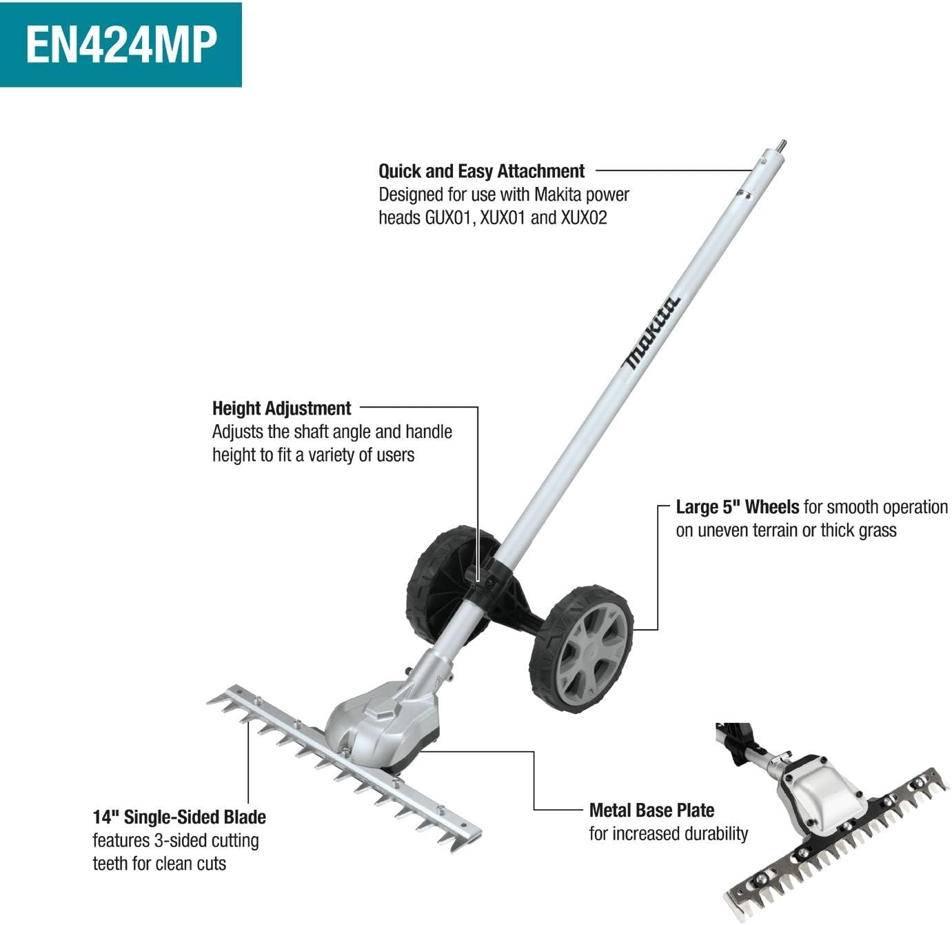 image:imageMakita EN424MP 14 Ground Trimmer Couple Shaft Attachment