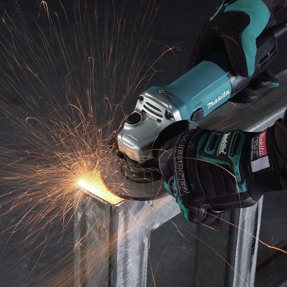 image:imageMakita GA4530X 412Inch Angle Grinder with Grinding Wheels BlueOne Size