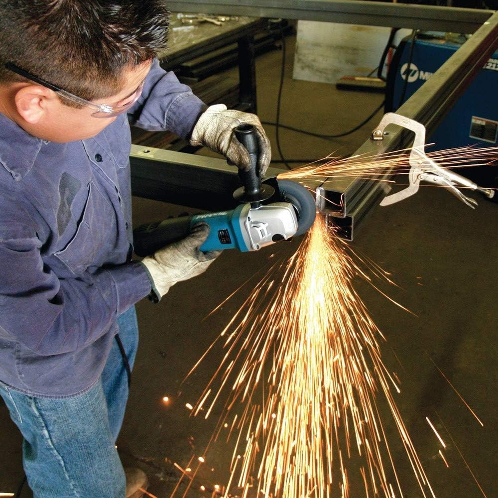 image:imageMakita GA5020 5 SJS Angle Grinder with ACDC Switch Blue