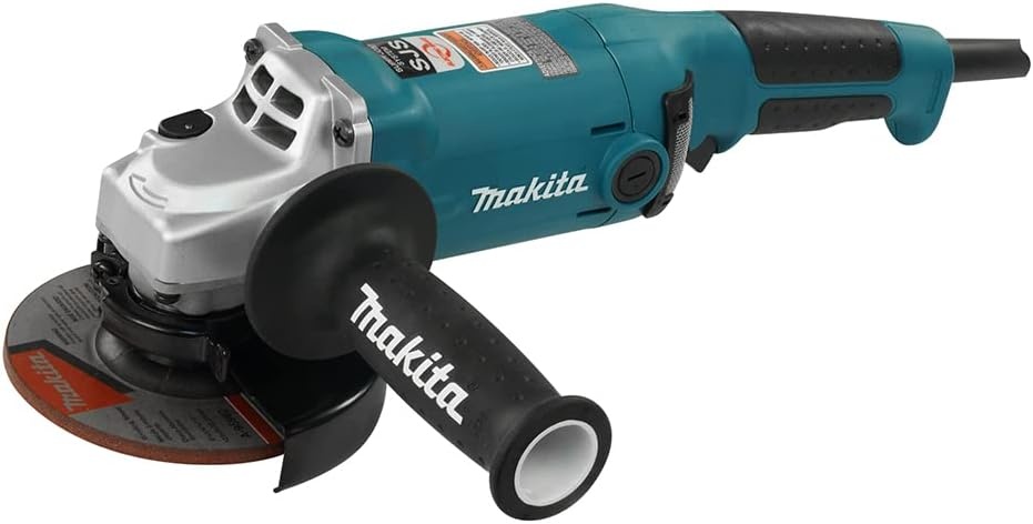 image:imageMakita GA5020 5 SJS Angle Grinder with ACDC Switch Blue