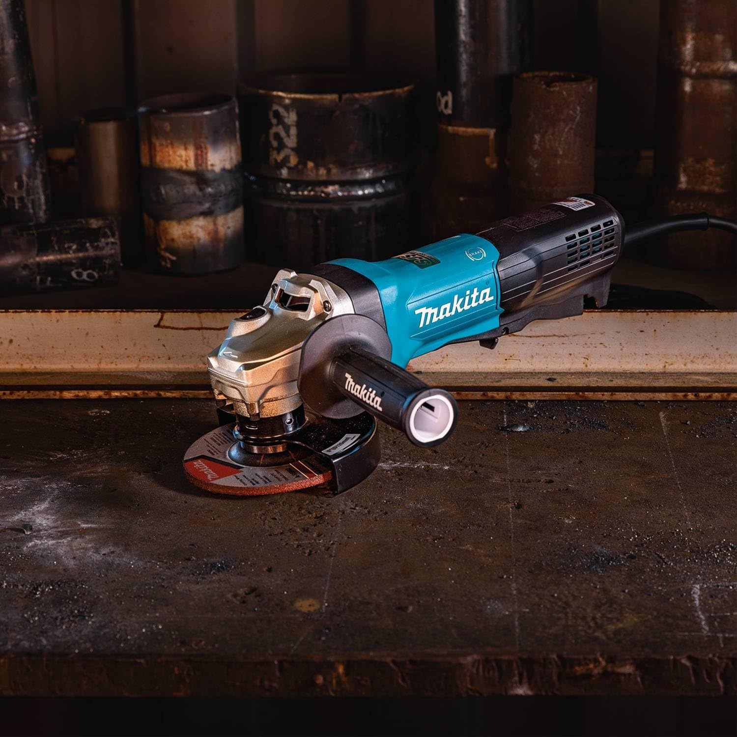 image:imageMakita GA5093 5 SJSII HighPower Angle Grinder Paddle Switch wBrake