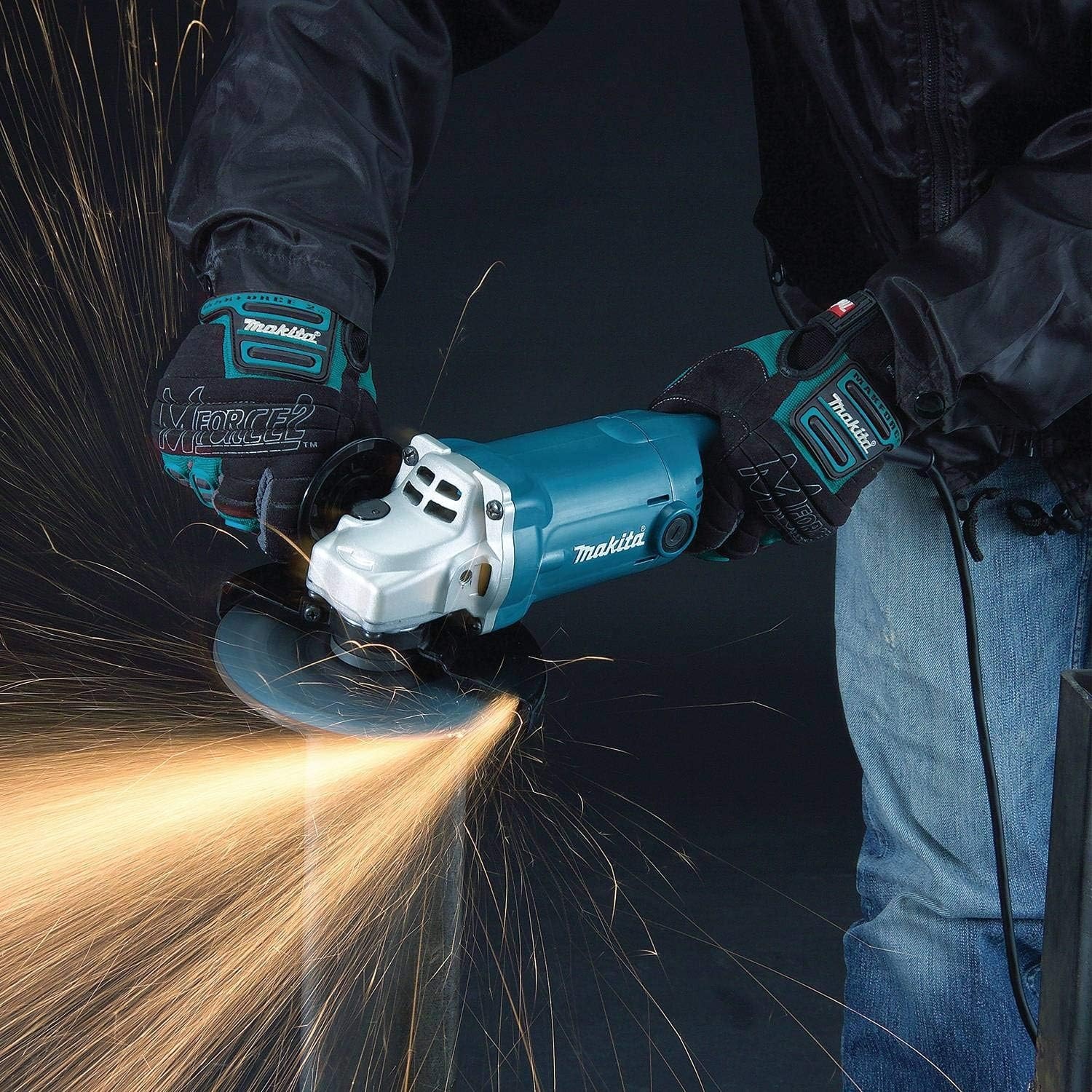 image:imageMakita GA6010Z 6 CutOffAngle Grinder with ACDC Switch