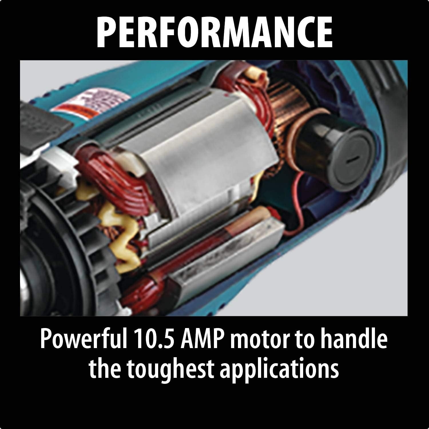 image:imageMakita GA6010Z 6 CutOffAngle Grinder with ACDC Switch