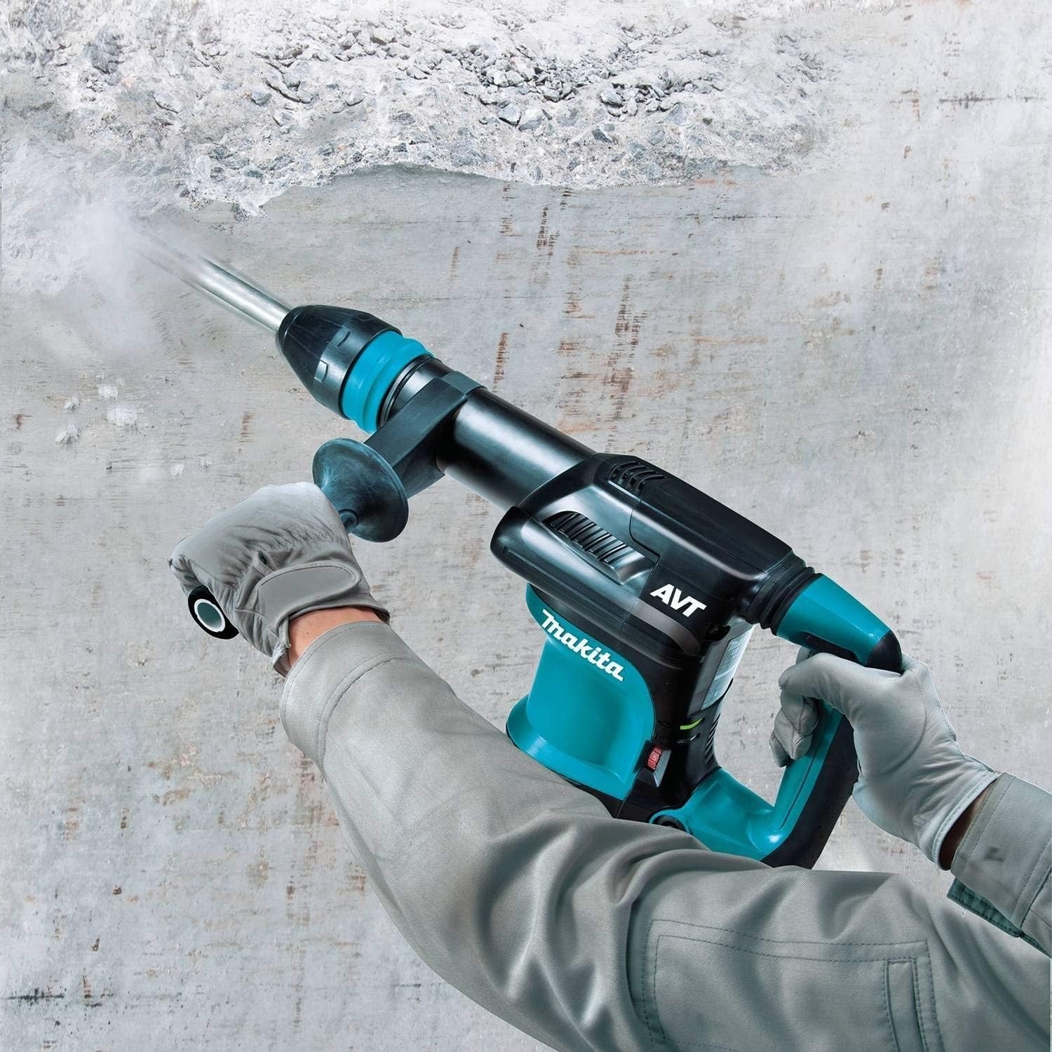 image:imageMakita HM0871C 12 lb AVT Demolition Hammer accepts SDSMAX bits