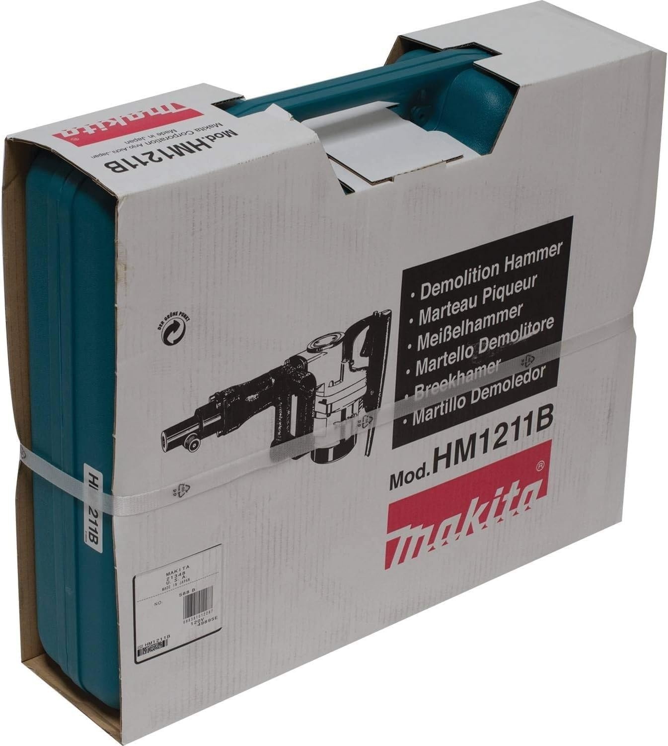 image:imageMakita HM1211B 20 lb Demolition Hammer Accepts 34 Hex Bits Black