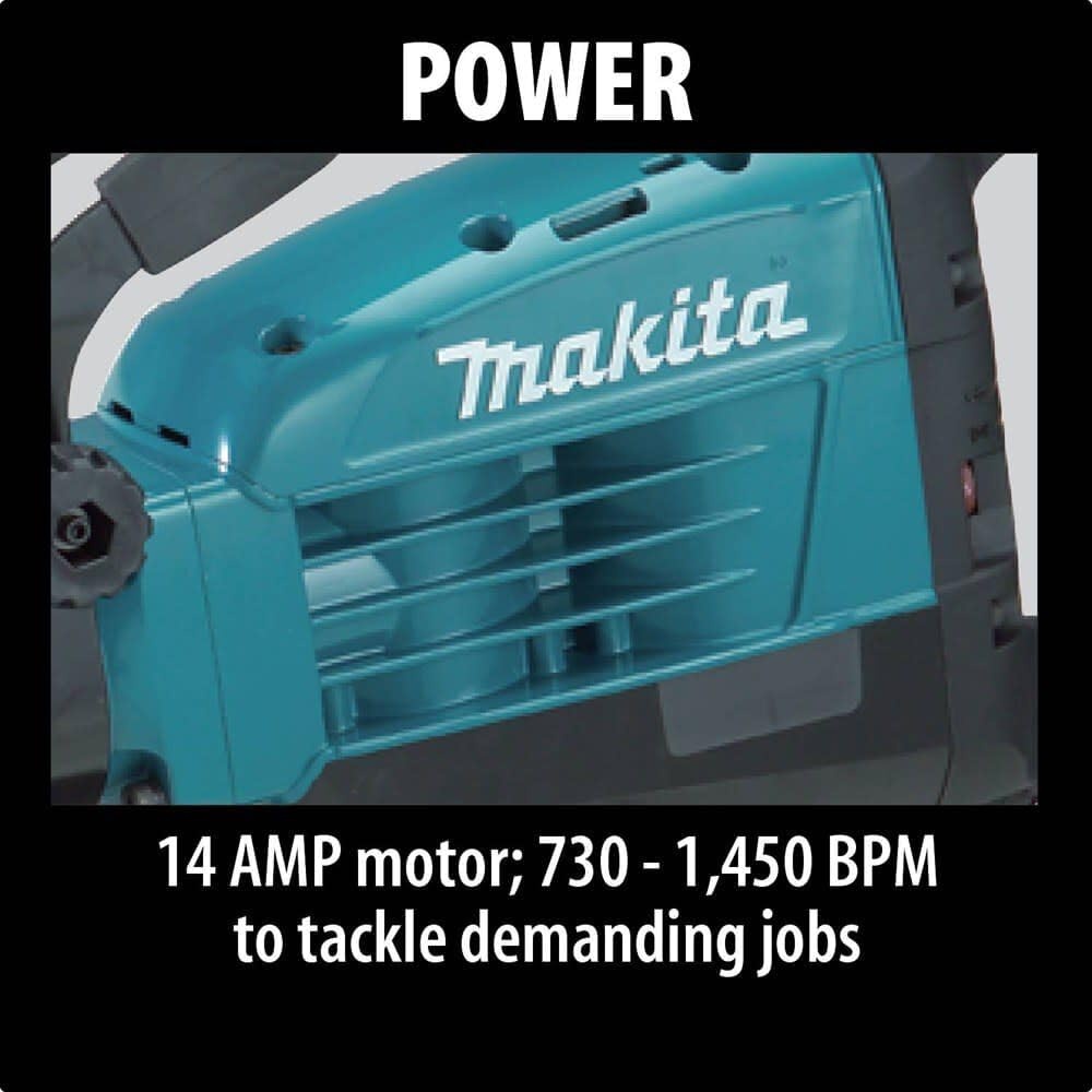 image:imageMakita HM1317CB 42 lb AVT Demolition Hammer accepts 118 Hex bits