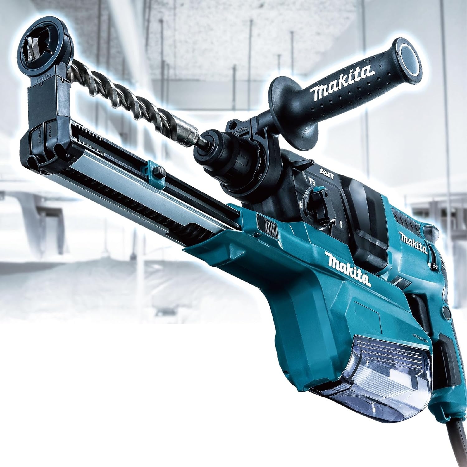 image:imageMakita HR2651 1 AVT Rotary Hammer Accepts SdsPlus Bits wHepa Dust Extractor PistolGrip
