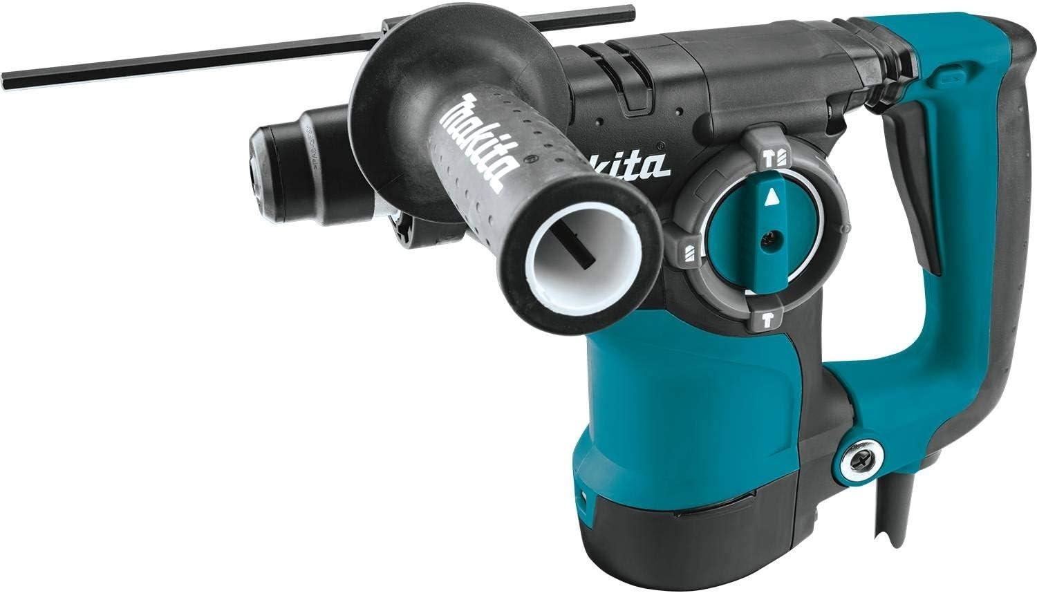 image:imageMakita HR2811F 118 Rotary Hammer accepts SDSPLUS bits Teal BuiltIn LED Light Torque Limiting Clutch Ergonomic Grip Hammering And Drilling ModesPack of 1
