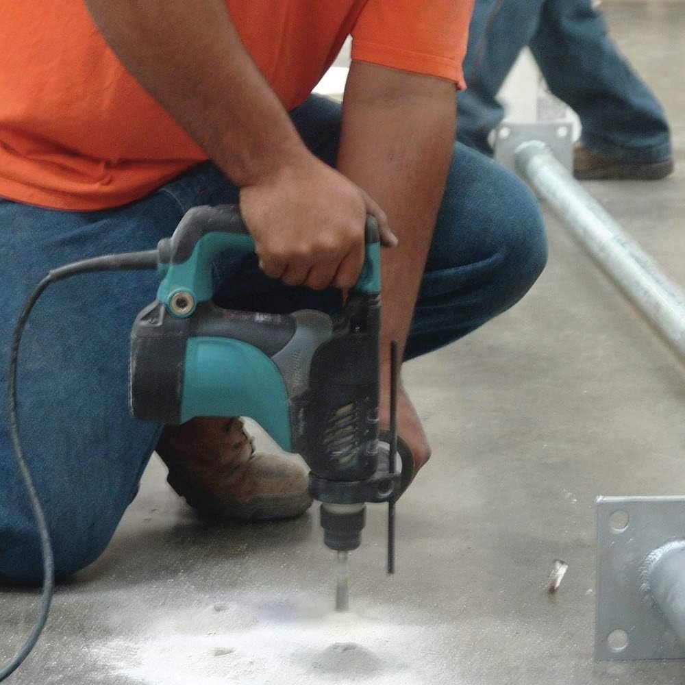 image:imageMakita HR2811F 118 Rotary Hammer accepts SDSPLUS bits Teal BuiltIn LED Light Torque Limiting Clutch Ergonomic Grip Hammering And Drilling ModesPack of 1
