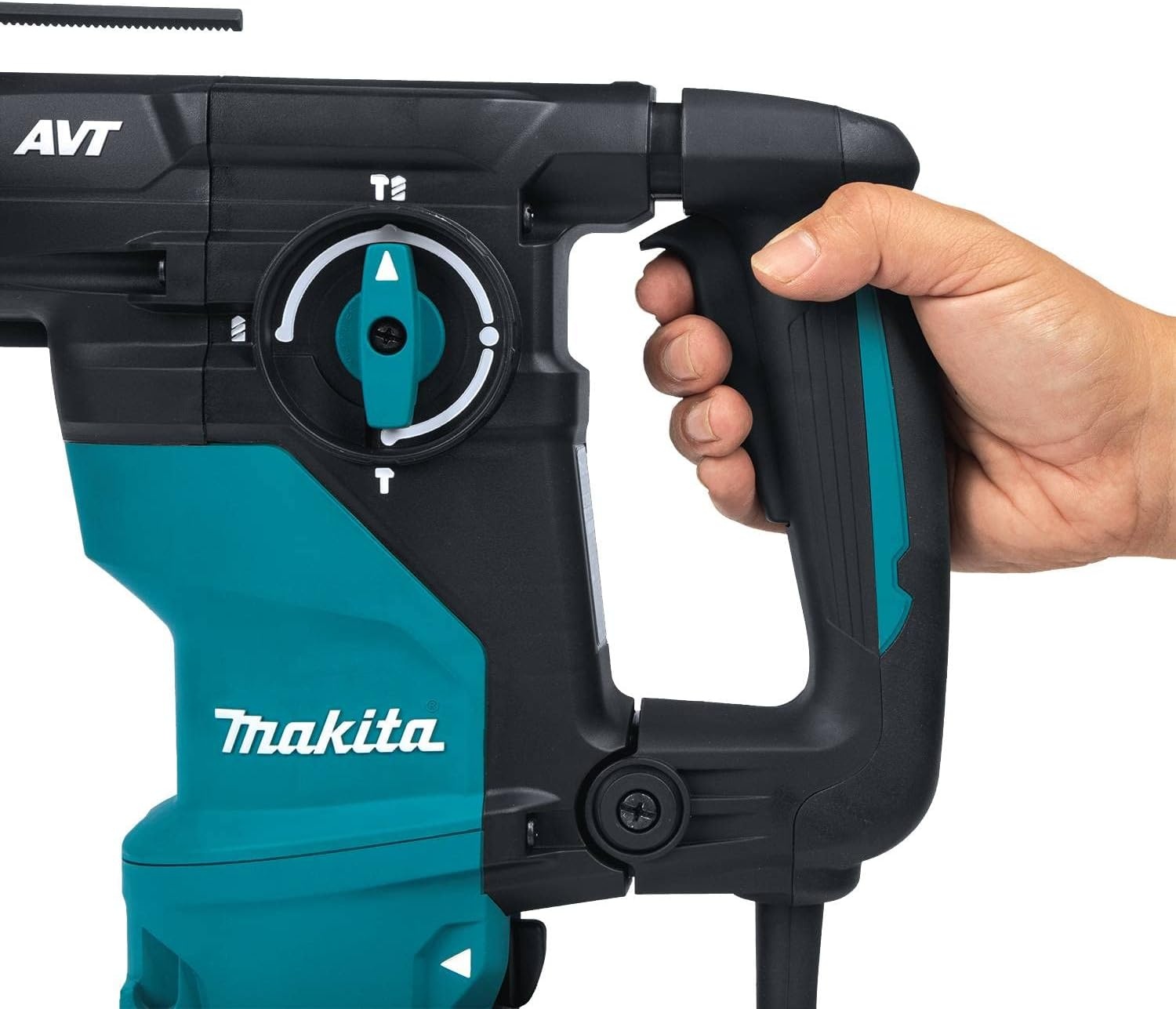 image:imageMakita HR3011FCK 1316 AVT Rotary Hammer accepts SDSPLUS bits LShapeRotary Hammer