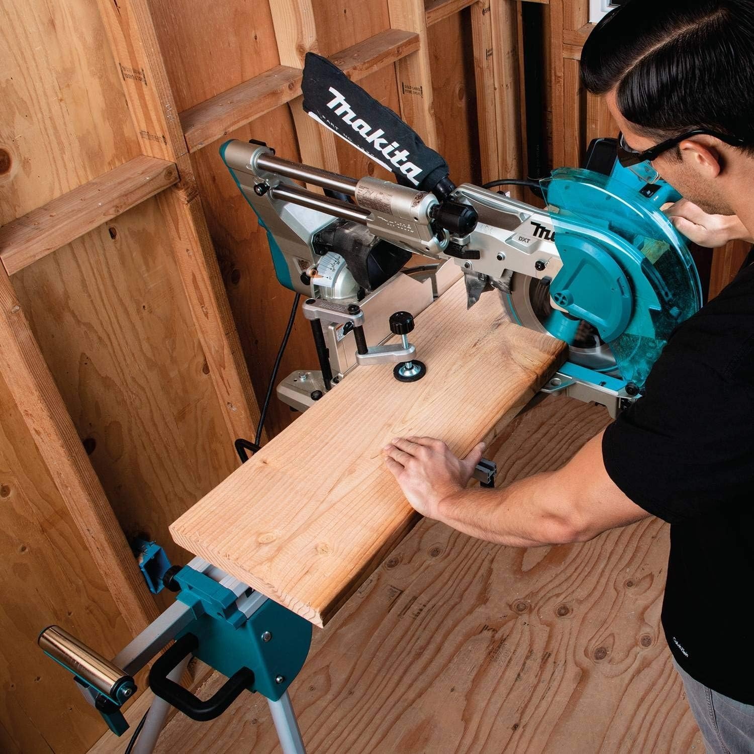 image:imageMakita LS1219LX 12 DualBevel Sliding Compound Miter Saw with Laser and Stand