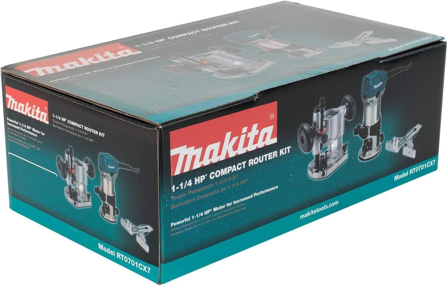 image:imageMakita RT0701CX7 114 HP Compact Router KitOne Size