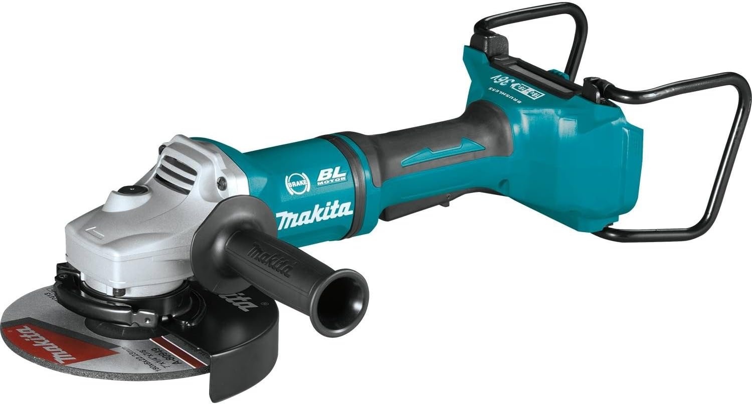 image:imageMakita XAG12Z1 18V X2 LXT LithiumIon 36V Brushless Cordless 7 Paddle Switch CutOffAngle Grinder with Electric Brake Tool OnlyGrinder Only