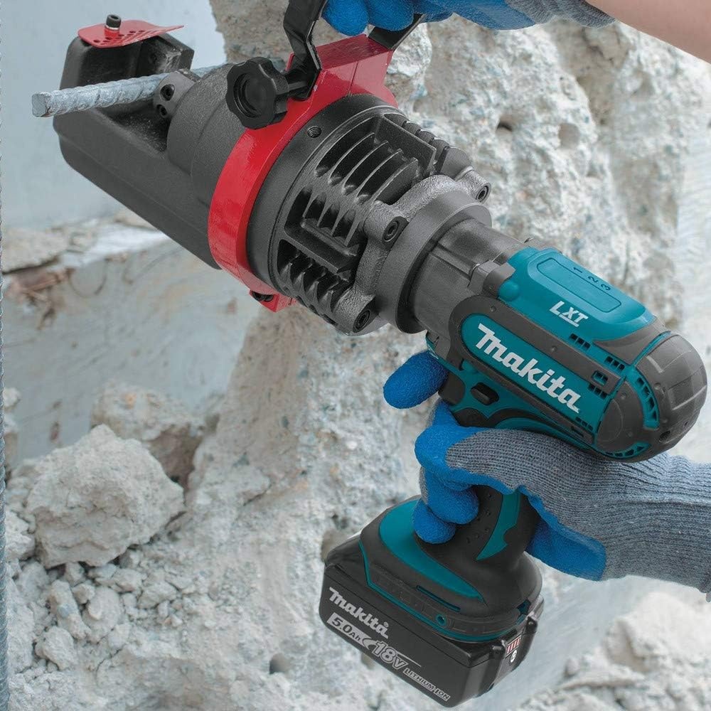 image:imageMakita XCS01T1 18V LXT LithiumIon Cordless Rebar Cutter KitRebar Cutter Kit