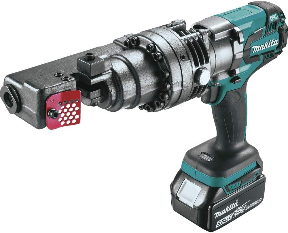 image:imageMakita XCS04T1 18V LXT LithiumIon Brushless Cordless Rebar Cutter Kit 50AhRebar Cutter Kit