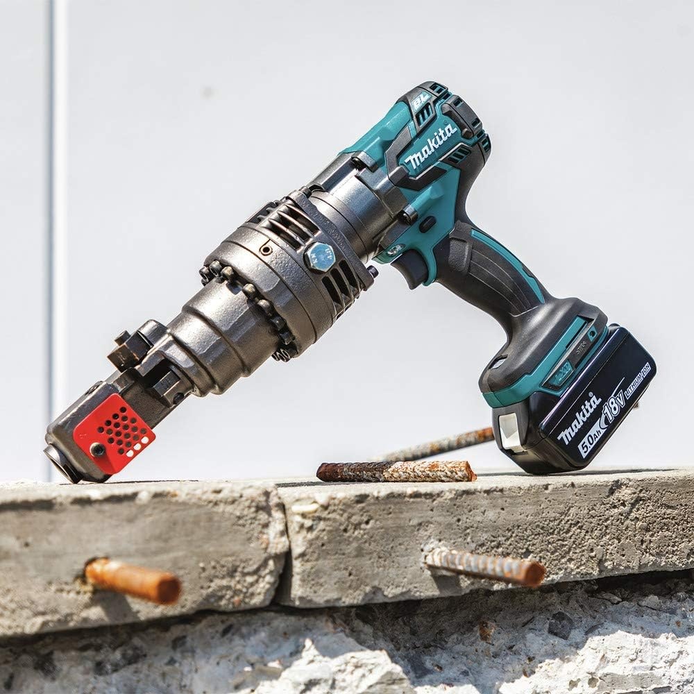 image:imageMakita XCS04T1 18V LXT LithiumIon Brushless Cordless Rebar Cutter Kit 50AhRebar Cutter Kit