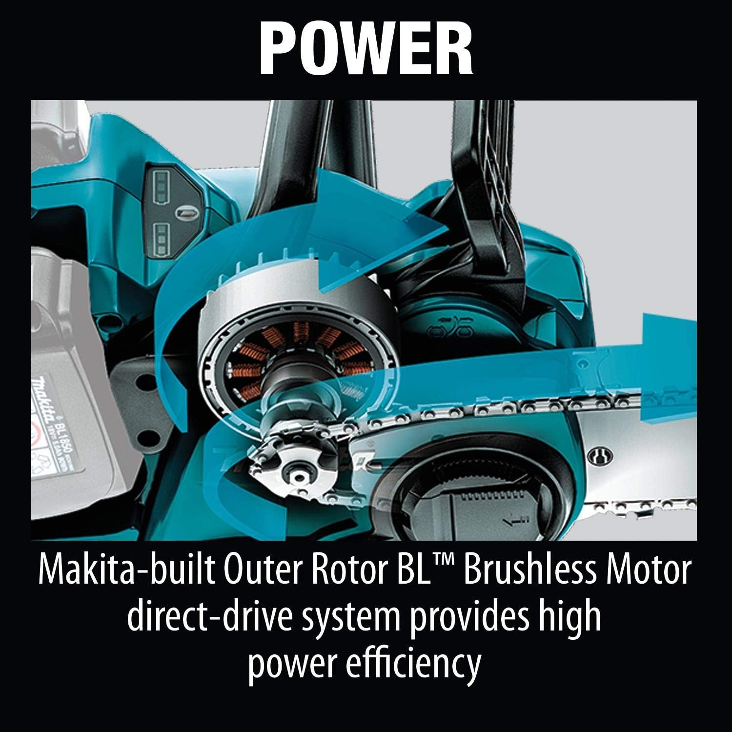 image:imageMakita XCU04PT LXT LithiumIon Brushless Cordless 16 Chain Saw Kit 50AhChain Saw Kit Two 40Ah Batteries