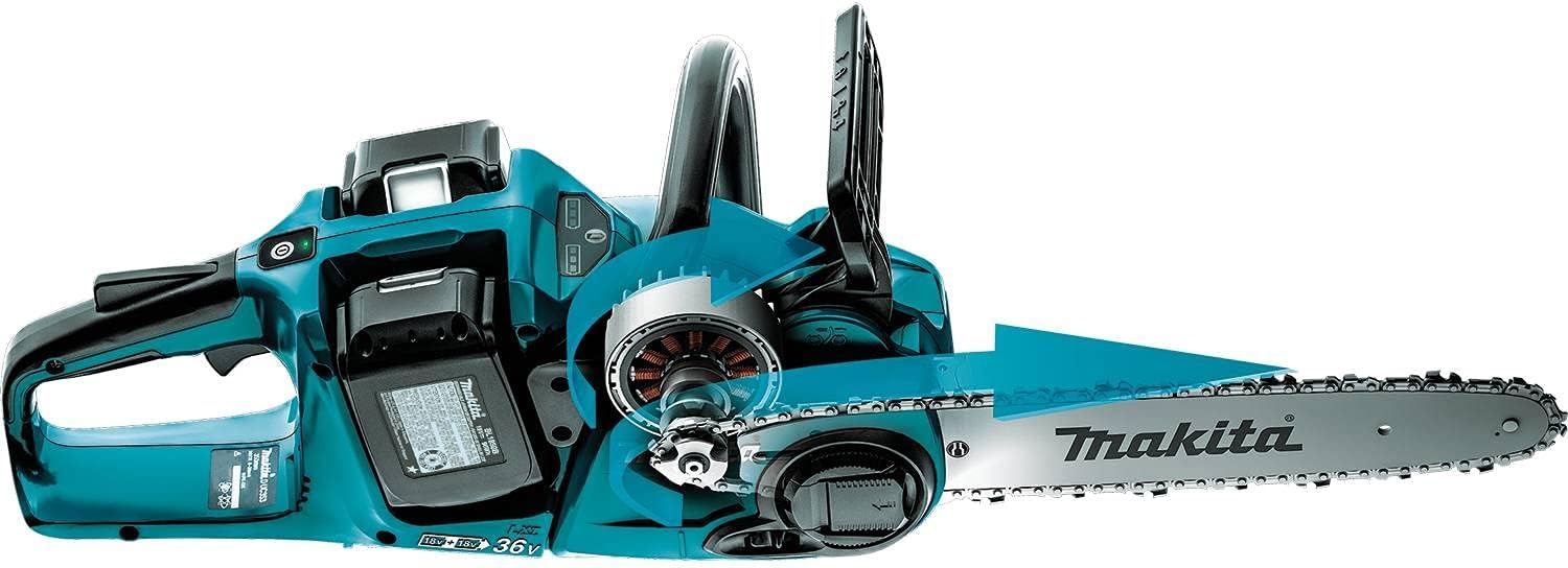 image:imageMakita XCU04PT LXT LithiumIon Brushless Cordless 16 Chain Saw Kit 50AhChain Saw Kit Two 40Ah Batteries