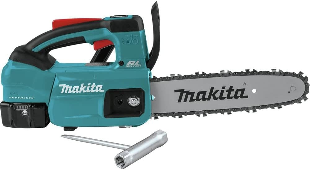 image:imageMakita XCU06Z 18V LXT LithiumIon Brushless Cordless 10 Top Handle Chain Saw Tool OnlyKit w one 40Ah battery