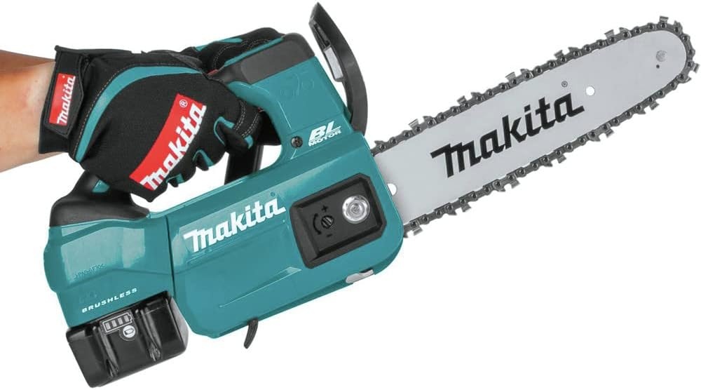 image:imageMakita XCU06Z 18V LXT LithiumIon Brushless Cordless 10 Top Handle Chain Saw Tool OnlyKit w one 40Ah battery