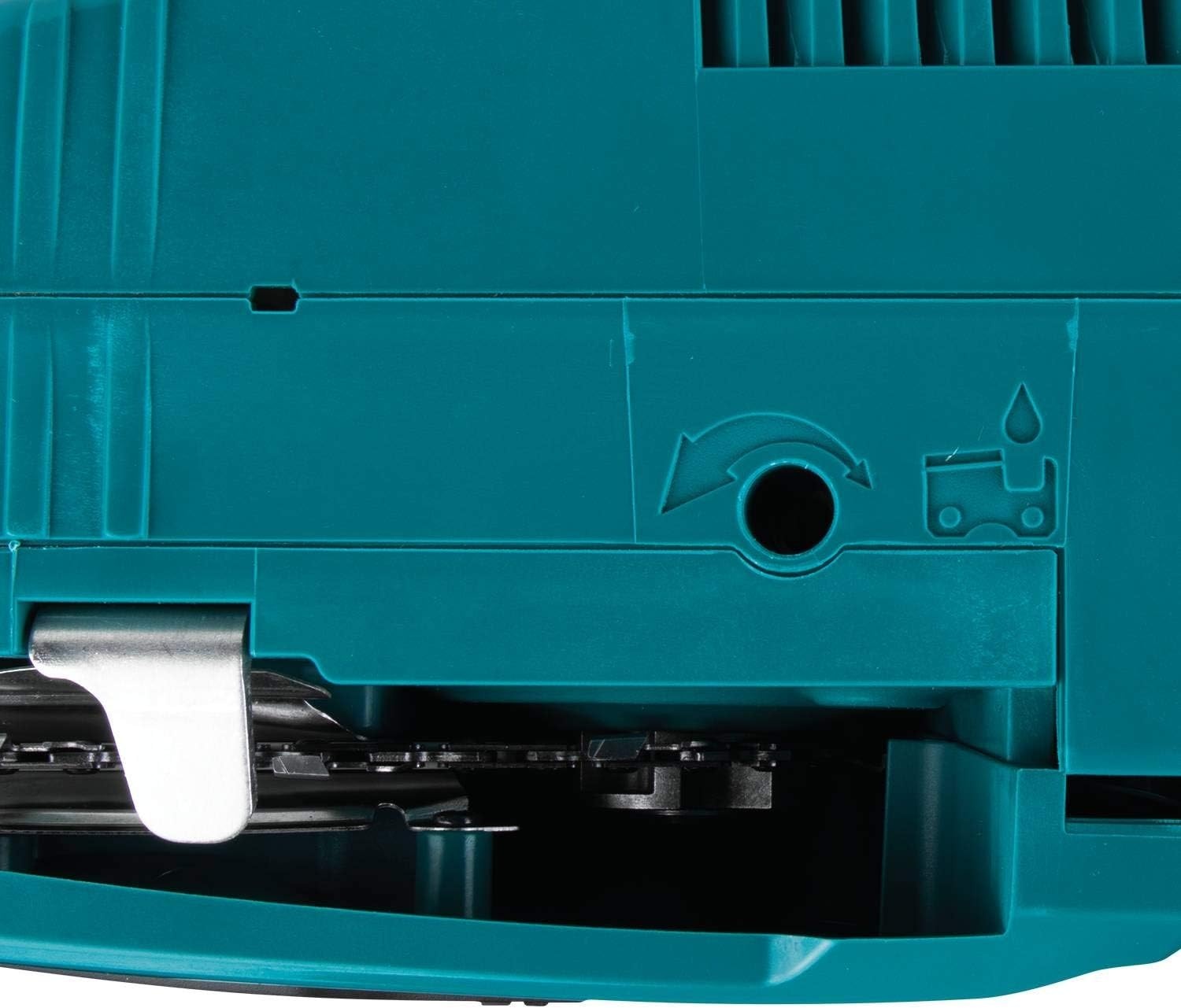 image:imageMakita XCU07Z 18V X2 36V LXT LithiumIon Brushless Cordless 14 Chain Saw Tool Only Teal 36V X2 LXT Platform Variable Speed Trigger Automatic Chain Oiler Chain Brake Outdoor Cutting Battery Not IncludedTool Only