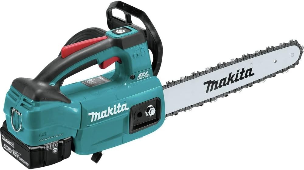 image:imageMakita XCU10SM1 18V LXT LithiumIon Brushless Cordless 12 Top Handle Chain Saw Kit 40 AhKit