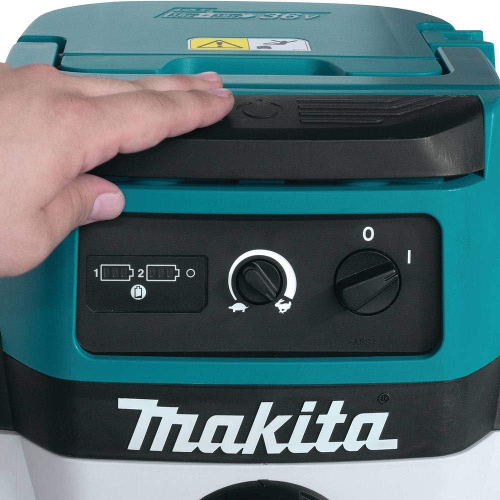 image:imageMakita XCV04Z 36V 18V X2 LXTCorded 21 Gallon HEPA Filter Dry Dust ExtractorVacuum Tool OnlyVacuum Only