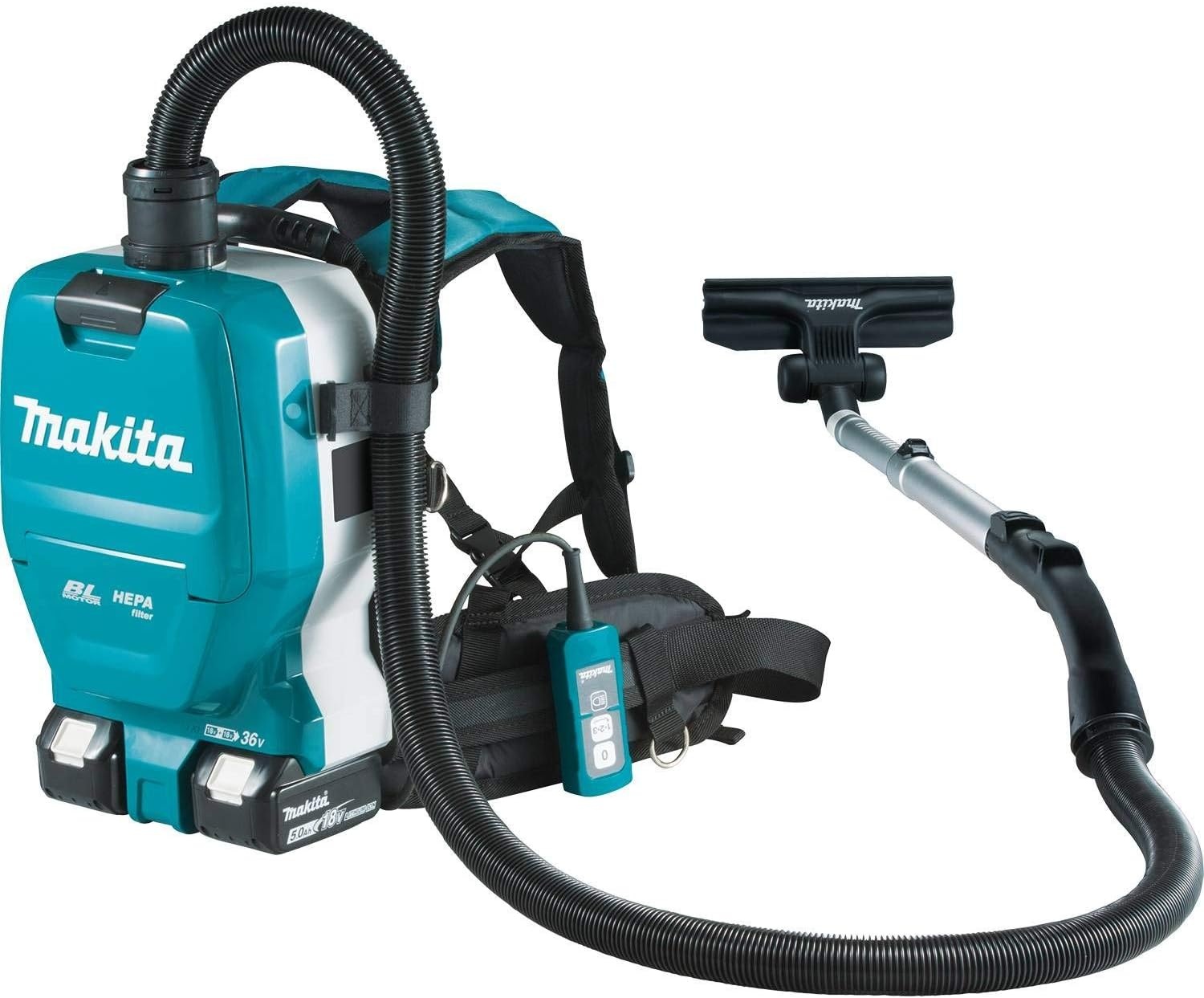image:imageMakita XCV09PT 18V X2 LXT LithiumIon 36V Brushless Cordless 12 Gallon HEPA Filter Backpack Dry Vacuum Kit 50Ah