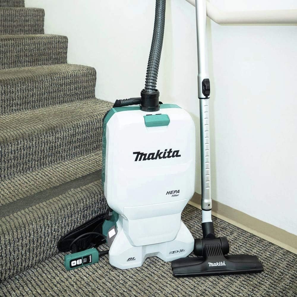 image:imageMakita XCV17Z 18V X2 LXT LithiumIon 36V Brushless Cordless 16 Gallon HEPA Filter Backpack Dry Vacuum Tool Only