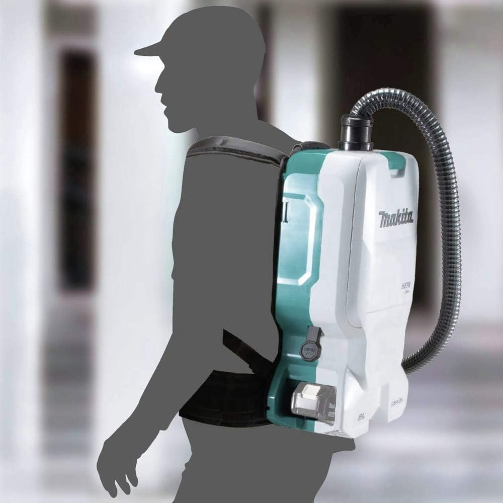image:imageMakita XCV17Z 18V X2 LXT LithiumIon 36V Brushless Cordless 16 Gallon HEPA Filter Backpack Dry Vacuum Tool Only