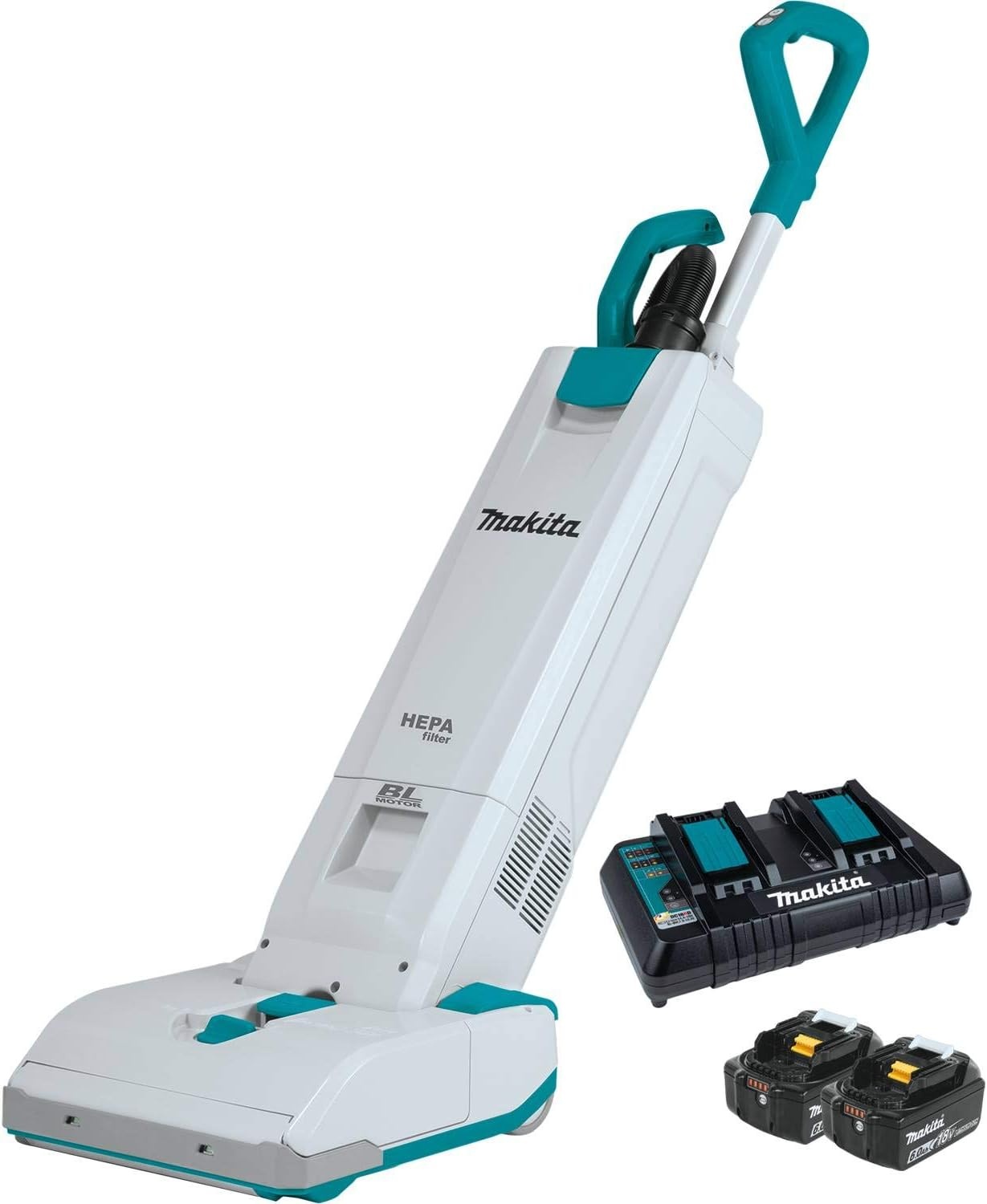 image:imageMakita XCV19Z 18V X2 36V LXT LithiumIon Brushless Cordless 13 Gallon HEPA Filter 12 Upright Vacuum Tool OnlyKit